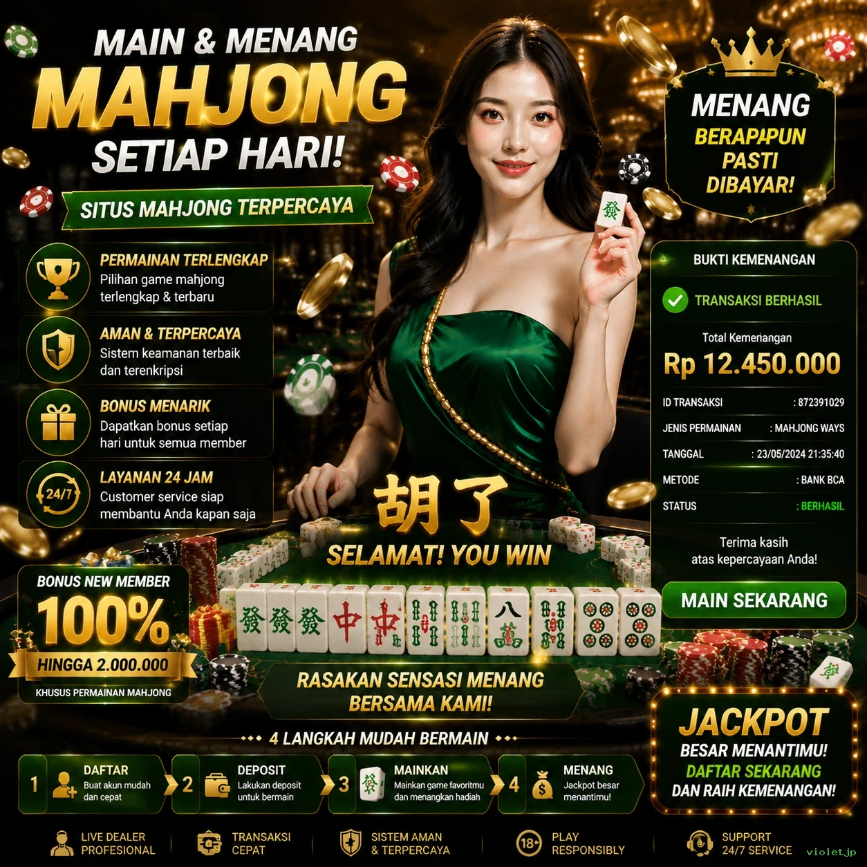 Mengungkap Ragam Permainan di violetjp